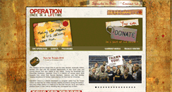 Desktop Screenshot of operationonceinalifetime.com