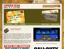 Tablet Screenshot of operationonceinalifetime.com